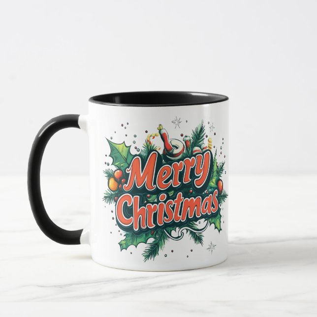 Merry Christmas Mug (Left)