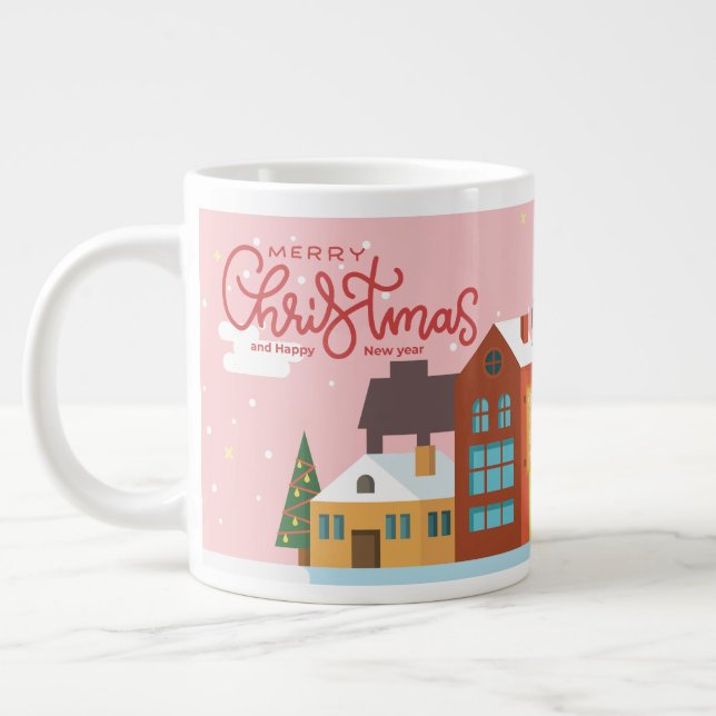 Merry Christmas Mug | Festive Holiday (Left)