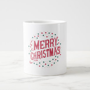 Merry Christmas Mug Festive Holiday Coffee Cup