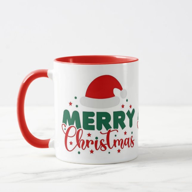 Merry Christmas Mugs (Left)