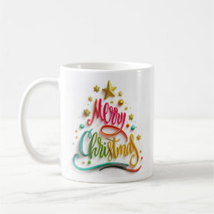 Merry Christmas Multi Coloured Mug