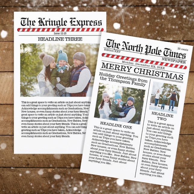 Merry Christmas Multi Photo Fun North Pole Budget (Creator Uploaded)