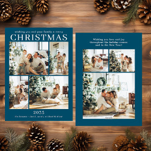 Merry Christmas Multi Photo Holiday Card