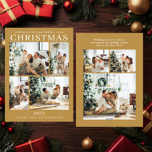 Merry Christmas Multi Photo Holiday Card