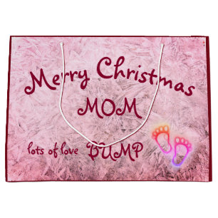 Merry Christmas Mum, from Bump design Large Gift Bag