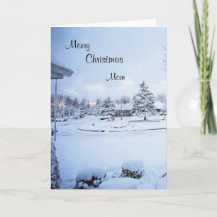 Merry Christmas mum Holiday Card