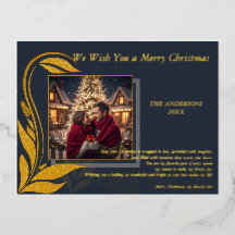 Merry Christmas, my dearest one Foil Holiday Card