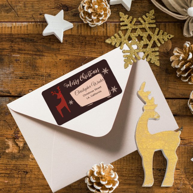 Merry Christmas my little deer  Label (Creator Uploaded)