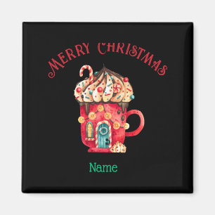 Merry Christmas Name Sweets House Youth Xs Xl  Magnet