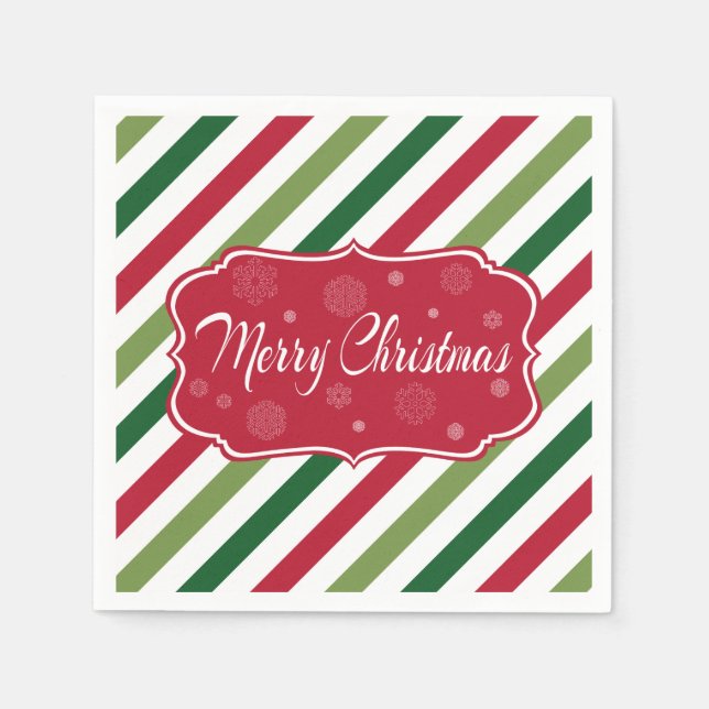 Merry Christmas Napkin (Front)