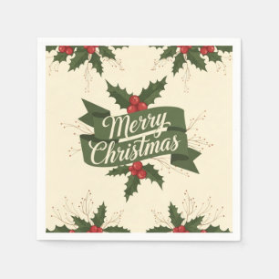 Merry Christmas Napkin
