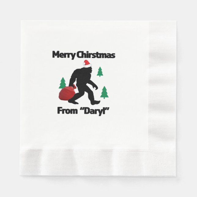 Merry Christmas  Napkin (Front)