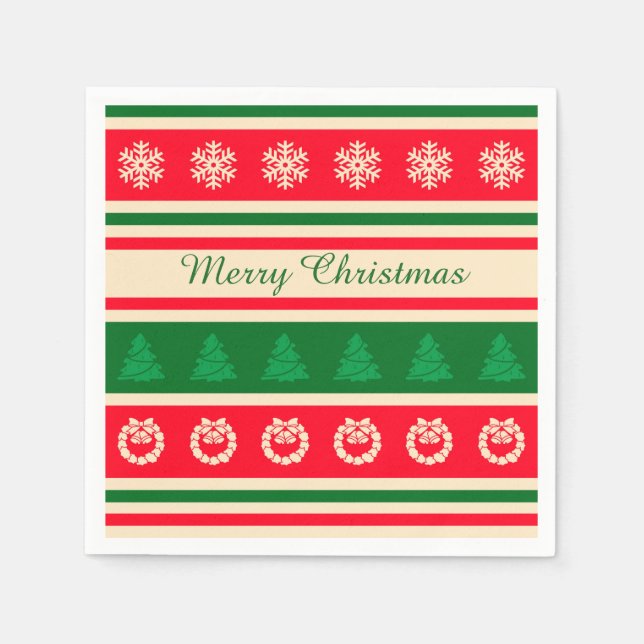 Merry Christmas Napkin (Front)