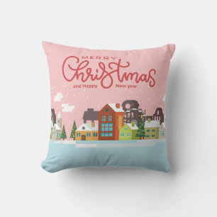 Merry Christmas Napkins Holiday Party Cushion