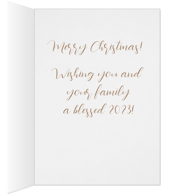 Merry Christmas nativity (Inside (Right))