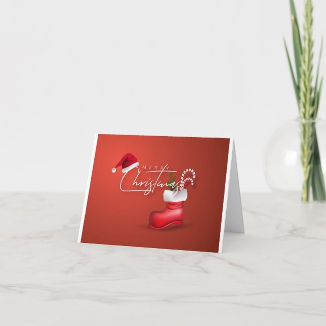 **MERRY CHRISTMAS**  "NEIGHBOR" CARD (Front)