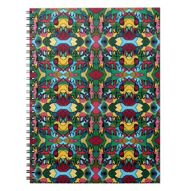 MERRY CHRISTMAS NEUROGRAPHIC & BLACK LINE NOTEBOOK (Front)