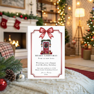 Merry Christmas New Home Christmas Home Holiday Card