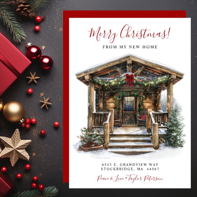 Merry Christmas New Home Front Door Moving Announcement (Creator Uploaded)