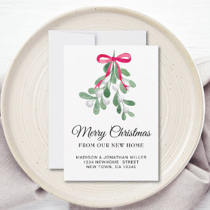 Merry Christmas New Home Moving Announcement
