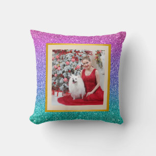 Merry Christmas & New Year gift background pattern Cushion