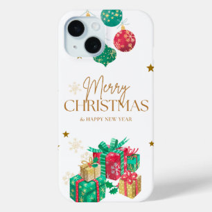 Merry Christmas New Year Greeting  iPhone 15 Case