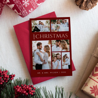Merry Christmas Newlywed | Six Photo Red