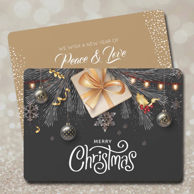 Merry Christmas Non-Photo Holiday Card (Creator Uploaded)