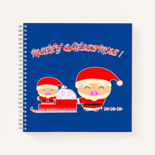 Merry christmas notebook