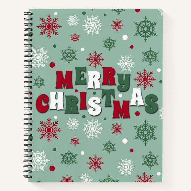 Merry Christmas Notebook (Front)