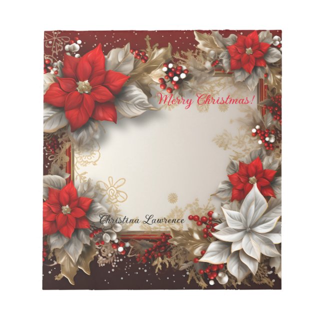 Merry Christmas  Notepad (Front)
