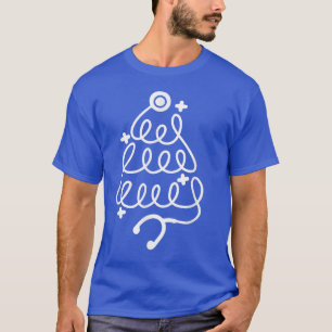 Merry Christmas Nurse Christmas Tree Nursing Xmas T-Shirt