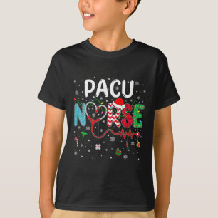 Merry Christmas Nurse Fun Pacu Nurse Christmas Pat T-Shirt
