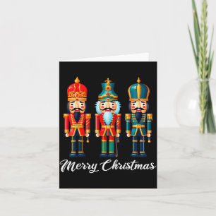 Merry Christmas Nutcracker Ballet Festive Xmas Men Card
