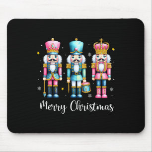 Merry Christmas Nutcracker Ballet Festive Xmas Men Mouse Pad