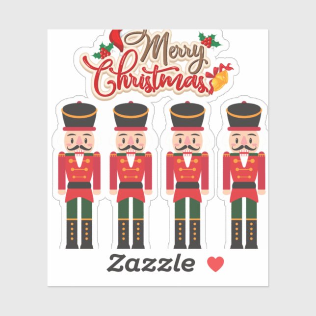 Merry Christmas Nutcracker Festive Holiday Tee  (Sheet)