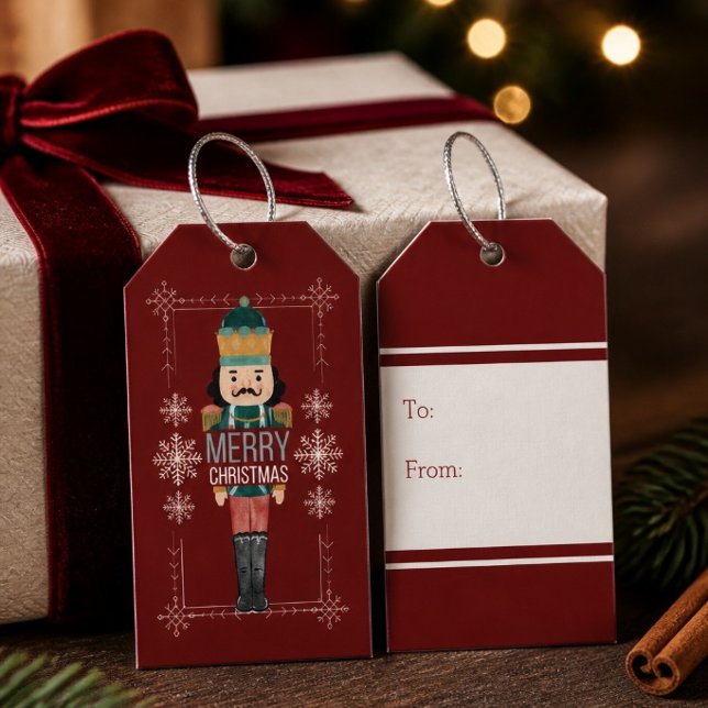 Merry Christmas Nutcracker To and From Gift Tag (Creator Uploaded)