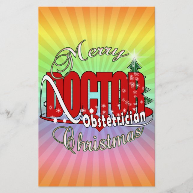 Merry CHRISTMAS Obstetrician (Front)