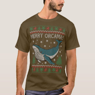 Merry Christmas Orcas Killer Whale Gift Ugly Chris T-Shirt