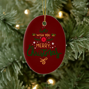 Merry Christmas Ornament
