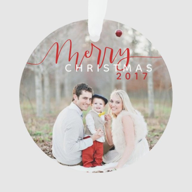 Merry Christmas Ornament (Front)