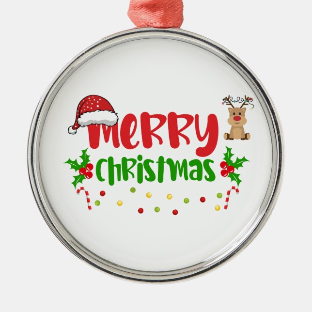 MERRY CHRISTMAS ORNAMENT (Front)