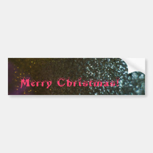 Merry Christmas Ornament Bumper Sticker