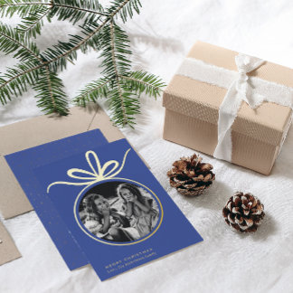 Merry Christmas Ornament Photo 