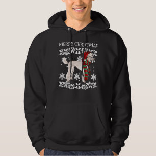 Merry Christmas Ornament Poodle Xmas Santa Hoodie