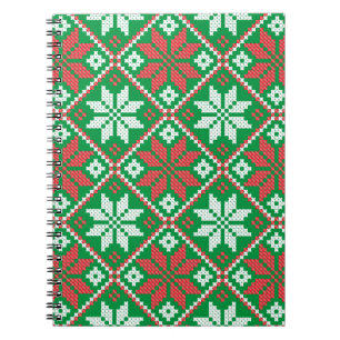 Merry Christmas Ornament Spiral Notebook