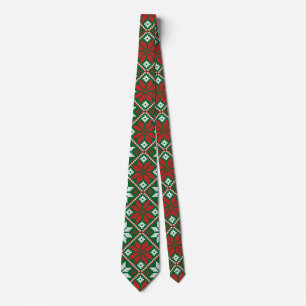 Merry Christmas Ornament Tie