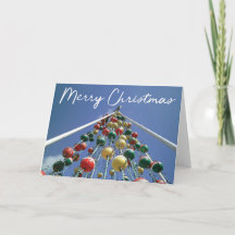 Merry Christmas - Ornament Tree Card