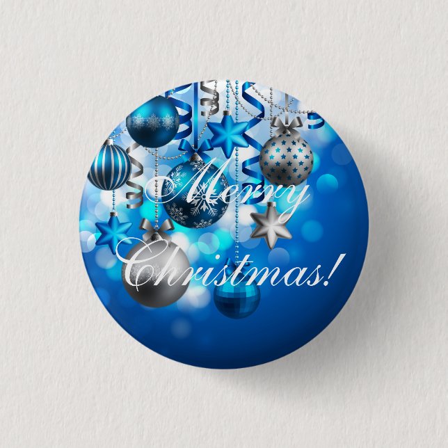 Merry Christmas Ornaments 3 Cm Round Badge (Front)