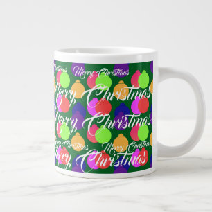 Merry Christmas Ornaments Large Coffee Mug